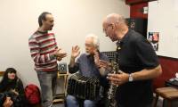 With Walter Rios and Dave Liebman